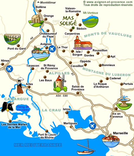 Provence Map